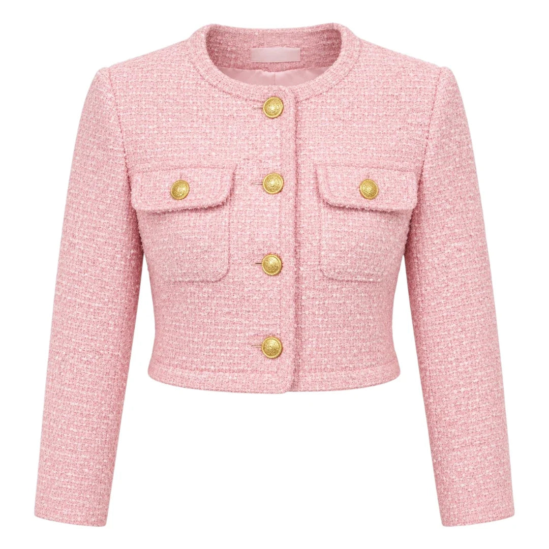 Women's Cropped Tweed Jacket